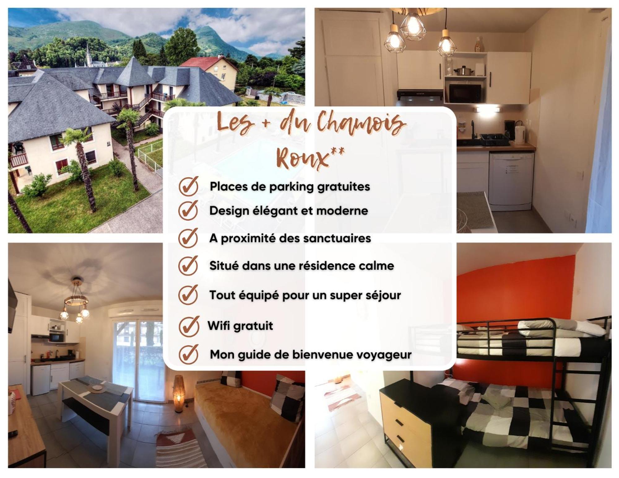 Appartement Du Chamois Roux, Dans Residence De Tourisme 3 Etoiles Lourdes Exteriör bild
